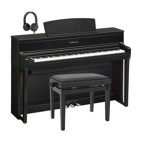 Yamaha CLP 775 Digital Piano Package Satin Black