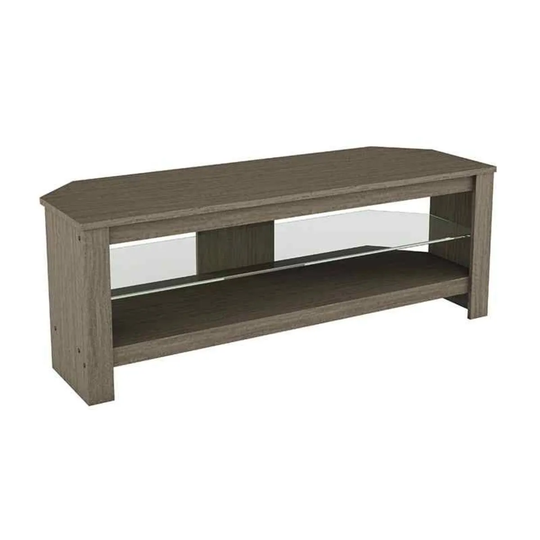 AVF Calibre 115cm Grey TV Stand with Glass Shelf