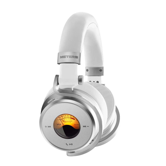 Meters M-OV-1-B Connect White Bluetooth Headphones
