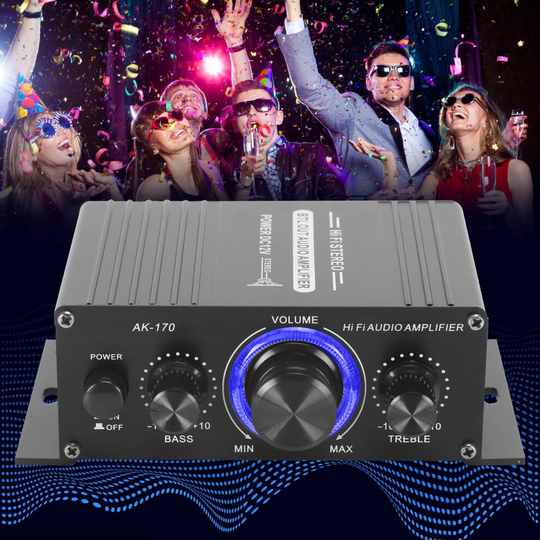 400W Power Digital Amplifier HIFI Mini Stereo Audio AMP USB FM Mic Home Car