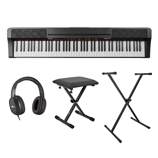 Alesis Prestige Artist Digital Piano Inc. Stand Bench and Headphones