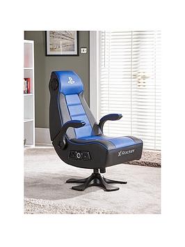X Rocker Officially Licensed Playstation Infiniti 2.1 Stereo Audio Gaming Chair With Vibration