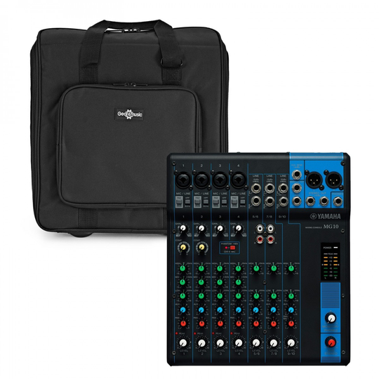 Yamaha MG10 Analog Mixer with Gear4music Bag