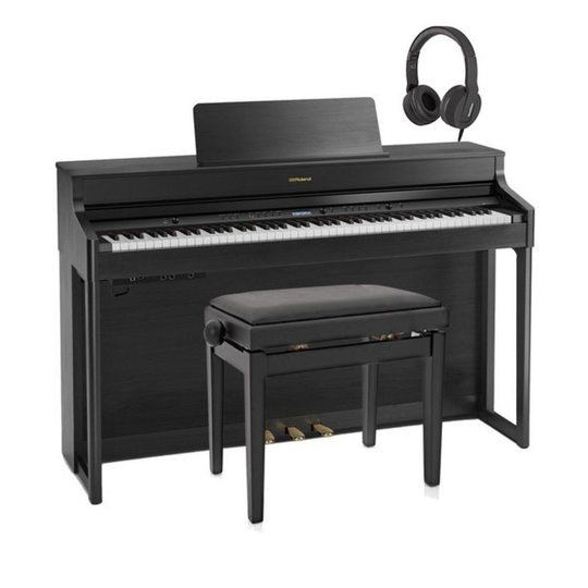 Roland HP702 Digital Piano Package Charcoal Black