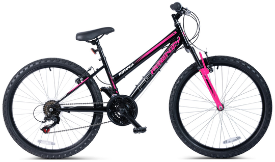 Piranha Frenzy 24 inch Wheel Size Kids Mountain Bike - Pink