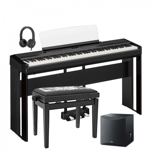 Yamaha P515 Digital Piano Subwoofer Package Black