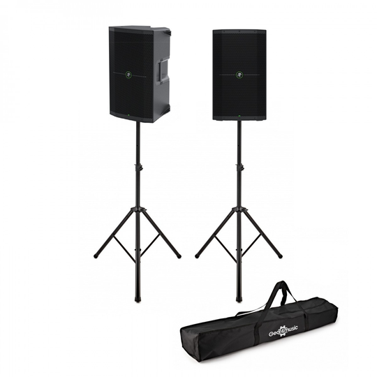 Mackie Thump212XT 12" Active PA Speaker Pair with Speaker Stands