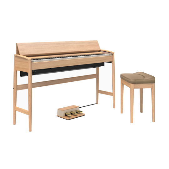 Roland Kiyola KF-10 Digital Piano with Stool Pure Oak