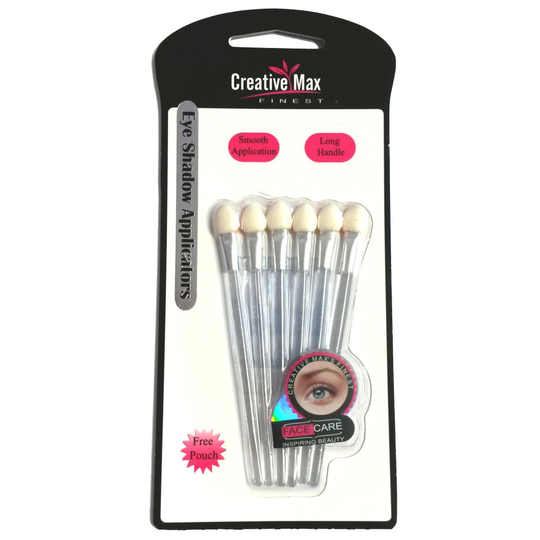 Creative Max Finest 6pc Long Handled Sponge Eyeshadow Applicators