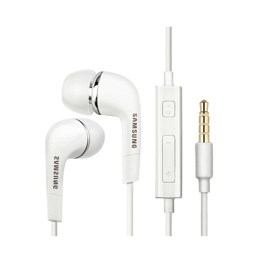 (White) Genuine Samsung In-Ear Headphones Headset Earphones With Mic For Galaxy Phone UK