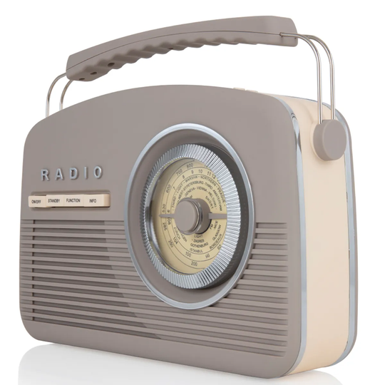 AKAI DAB Vintage Radio - Taupe