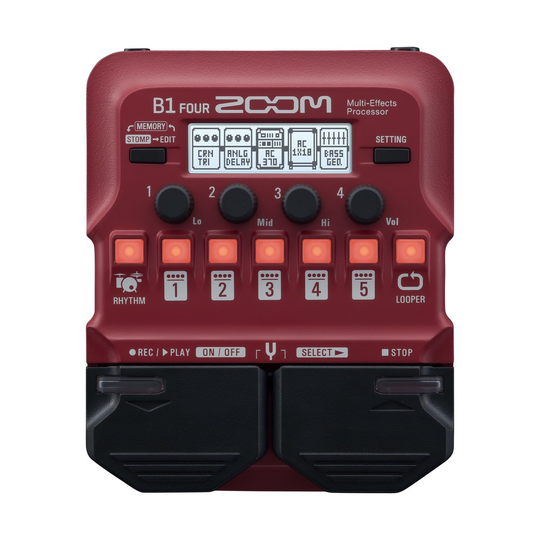 Zoom B1 FOUR Bass Multi-Effects Pedal