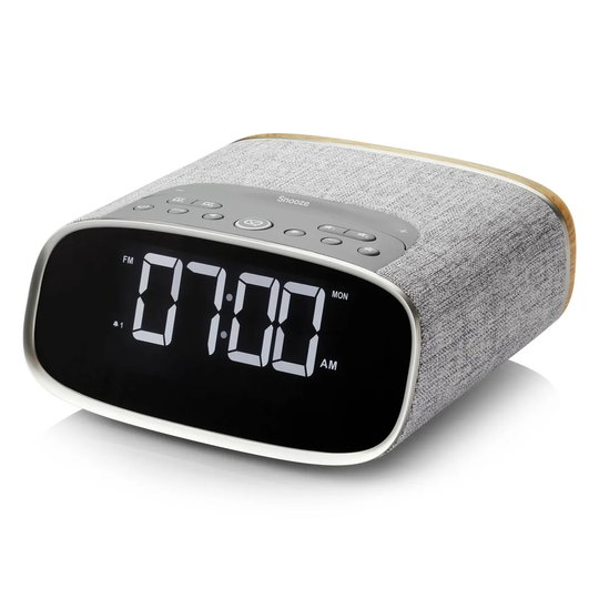 VQ Lark Bedside DAB/FM/BT Radio - Oak