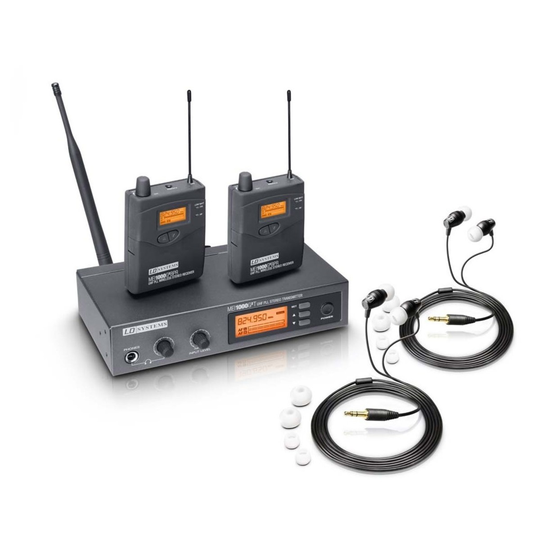 LD Systems MEI1000G2 Double Wireless In Ear Monitoring System