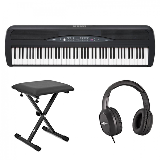 Korg SP-280 Digital Stage Piano Package Black