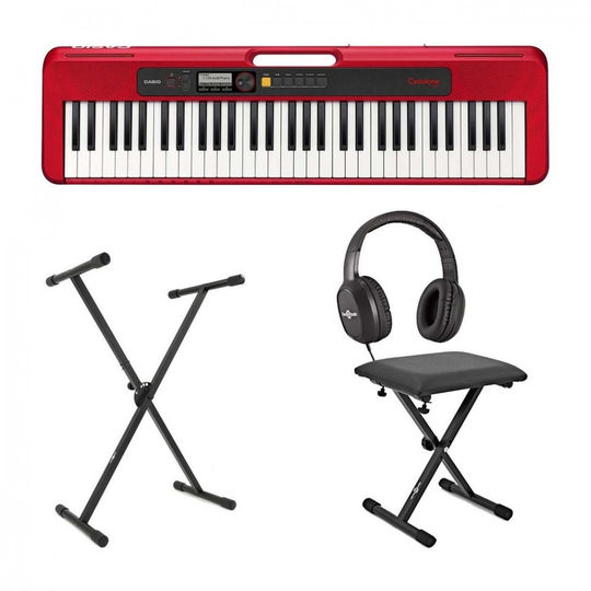 Casio CT S200 Portable Keyboard Package Red