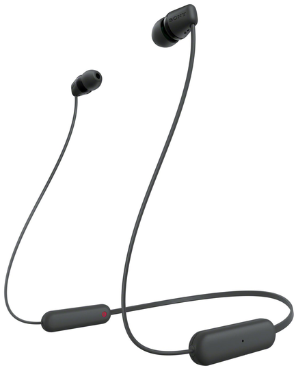 Sony WI C100 In-Ear Wireless Headphones - Black