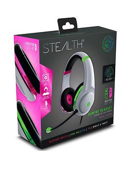 Stealth Gaming Headset For Switch, Xbox, Ps4/Ps5, Pc - Pink &Amp; Green Neon
