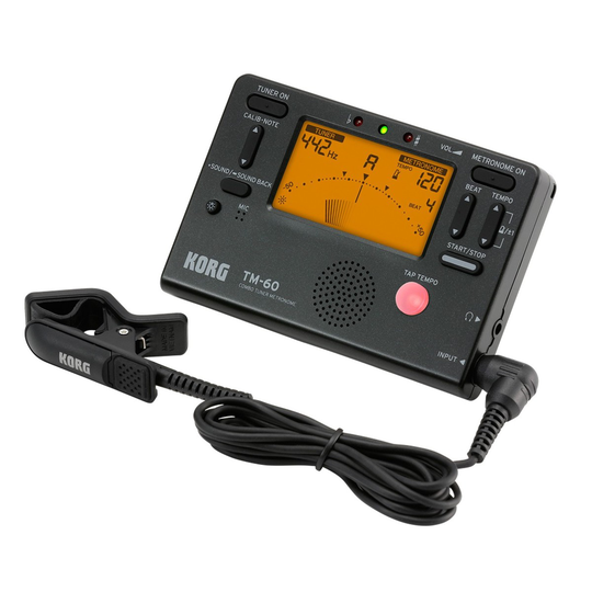 Korg TM-60C Tuner & Metronome Black