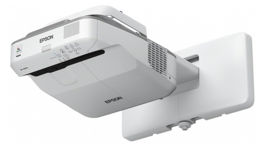 Epson Eb-685w 3,500 Lumens, Wxga Ust, Ultra Short Throw Projector, Display Size Up To 100 Up To 10,000 Hours Lamp Life, 14,000:1 Dynamic Contrast Ratio, Wired Lan And Optional Wireless, Built-in 16w Speaker, Split Screen, 3x Hdmi Connections