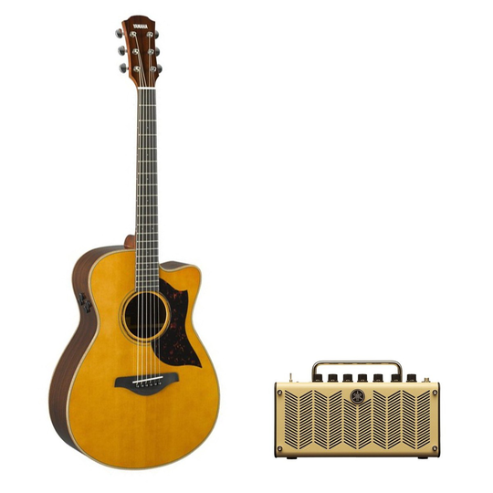 Yamaha AC3R Rosewood Electro Acoustic Vintage Natural w/ THR5 Amp