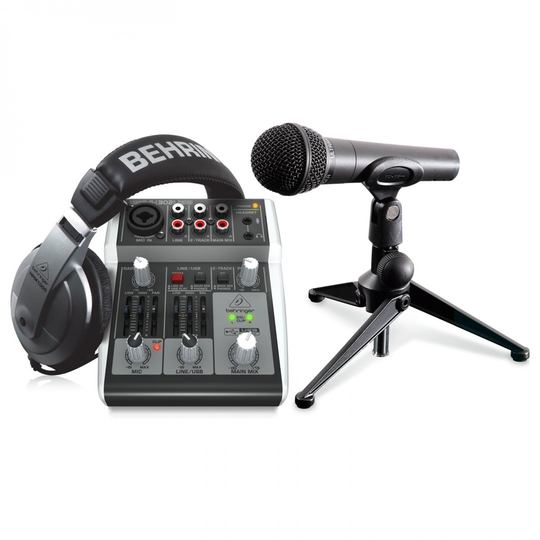 Behringer PODCASTUDIO 2 USB Complete Podcasting Bundle