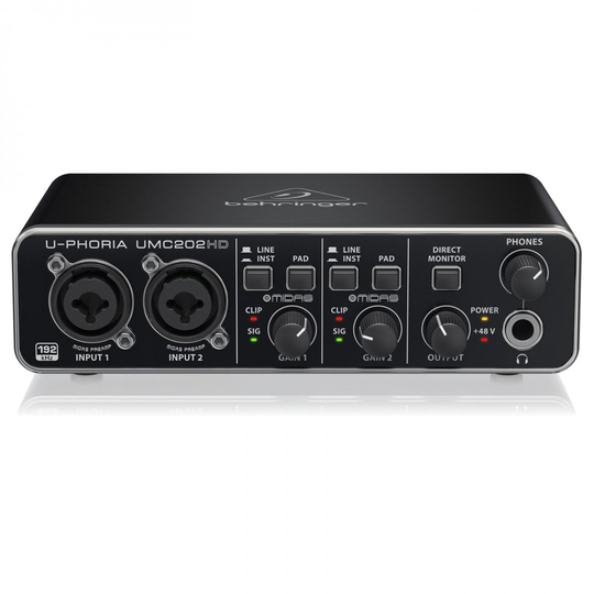 Behringer U-PHORIA UMC202HD USB Audio Interface