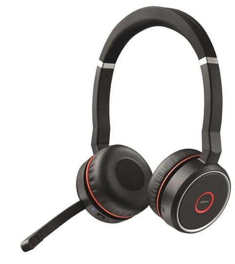 Jabra Evolve 75 UC Active Noise Cancelling Bluetooth Stereo Headset