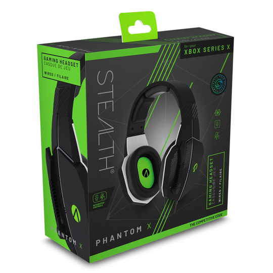 STEALTH SX-Phantom X Black Stereo Gaming Headset for Xbox Series X