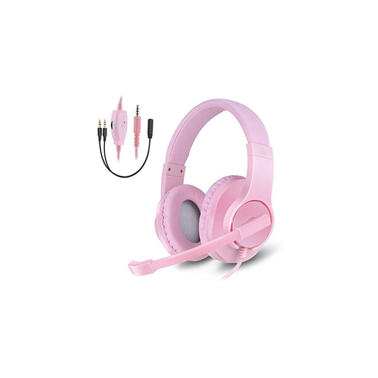 Gaming Headset for Xbox One, PS4, Nintendo Switch, DIWUER Bass Surround and Noise Cancelling 3.5mm Over Ear Headphones with Mic for Laptop PC Sm