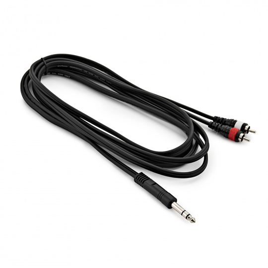 Stereo Jack - Phono (2x) Cable 3m