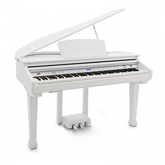 GDP-100 Digital Grand Piano by Gear4music Gloss White - Nearly New