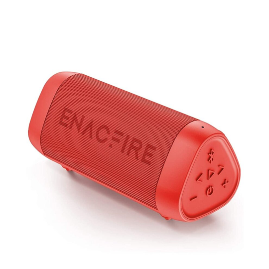 (RED) Bluetooth Speaker, ENACFIRE SoundBar Portable Wireless Speakers 25-Hour