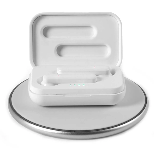 Intempo True Wireless Stereo 2 In 1 Gift Set With Charging Pad - White