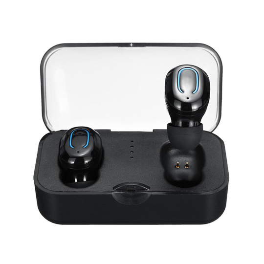 [True Wireless] Dual bluetooth 5.0 TWS Earbuds Binaural Call Stereo Bass Ipx5 Waterproof Sports Earphone Headphone for Iphone Xiaomi Huawei