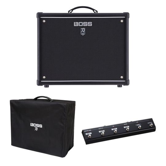 Boss Katana 100 MKII 1x12 Combo with Cover and GA-FC Foot Controller