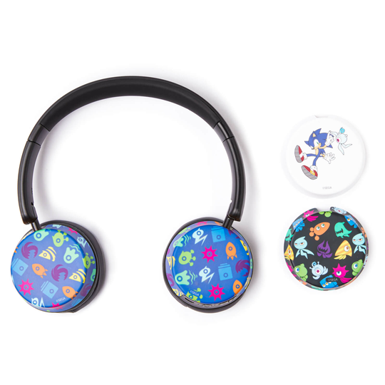 MOTH x Sonic The Hedgehog Colour Splash On-Ear Headphones & Caps