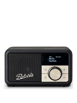 Roberts Revival Petite Dab/Dab+/Fm Portable Radio With Bluetooth - Black