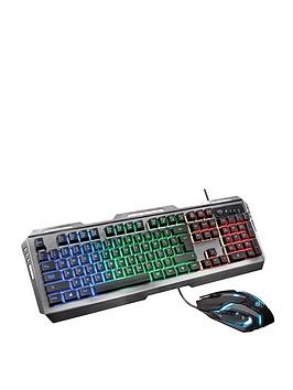Trust Gxt845 Tural Gaming Keyboard And Mouse Set - With Led Illumination &Amp; Game Mode