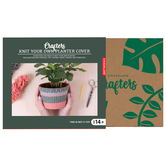Crafters Knit Your Own Planter Cover
