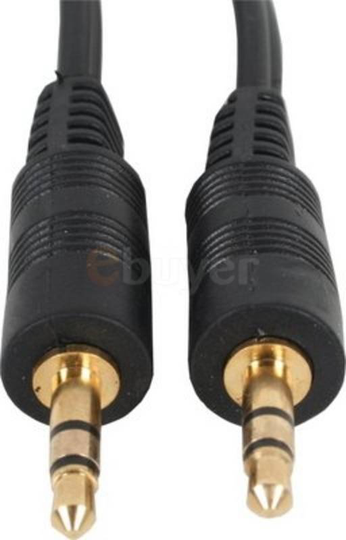 Newlink 3.5mm Stereo Cable (Black) 5m