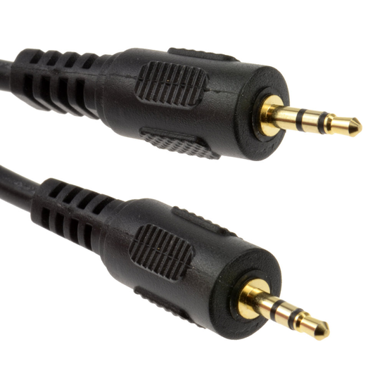 kenable 2.5mm GOLD Stereo Jack to 2.5 mm Jack Audio Cable Lead 1m