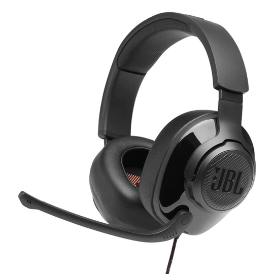 JBL Quantum 300 Wired On-Ear Gaming Headset with Microphone - Black