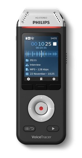 Philips DVT2110 Voicetracer Audio Recorder