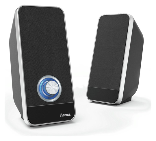 Hama Sonic 2.0 Speaker Set - Black and Silver
