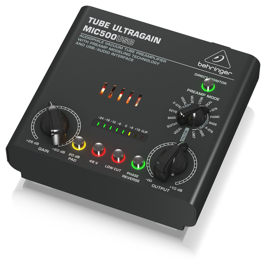Behringer MIC500USB Tube Ultragain Preamplifier