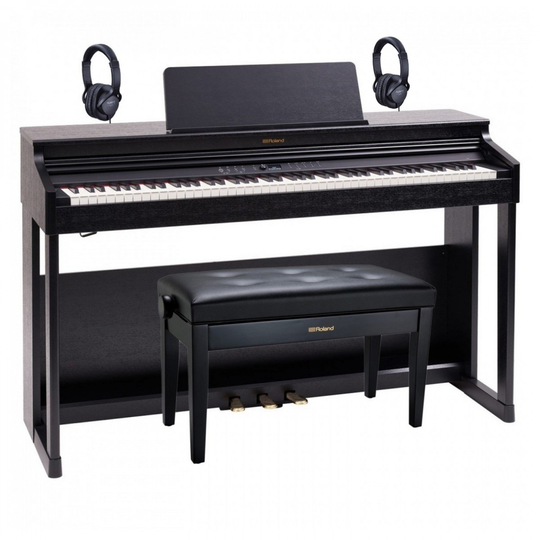 Roland RP701 Digital Piano Duet Bundle Contemporary Black