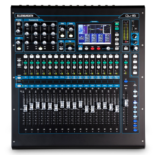 Allen and Heath Qu-16 Digital Mixer Chrome Edition