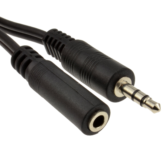 kenable 3.5mm Stereo Jack to Socket Headphone Extension Cable Lead 5m