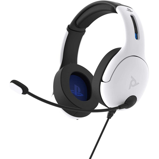 PDP LVL50 Wired Stereo Headset White PS5 PS4